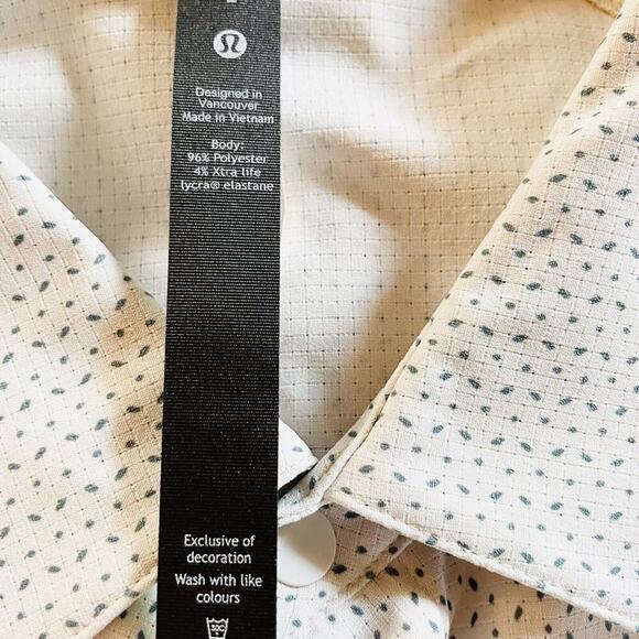 Lululemon Size S Airing Easy Overshirt Ventligh Mesh SYMC Systematic NWT $118 - Picture 6 of 7